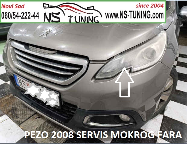 pezo 2008 mokar far servis farova reparacija ugradnja xenon sijalica novi sad ns tuning